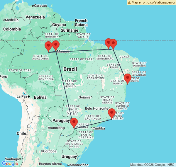 Les plus beaux joyaux du Brésil