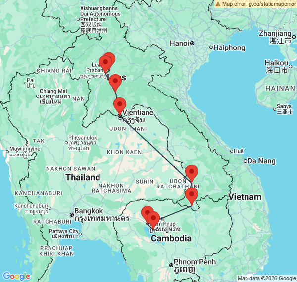 Combiné Laos - Cambodge : les incontournables