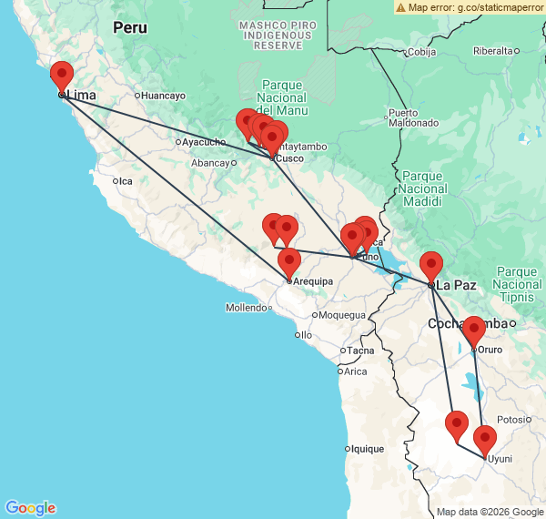 Voyage au Pérou et en Bolivie