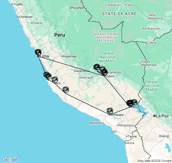 Circuit au pays des Incas