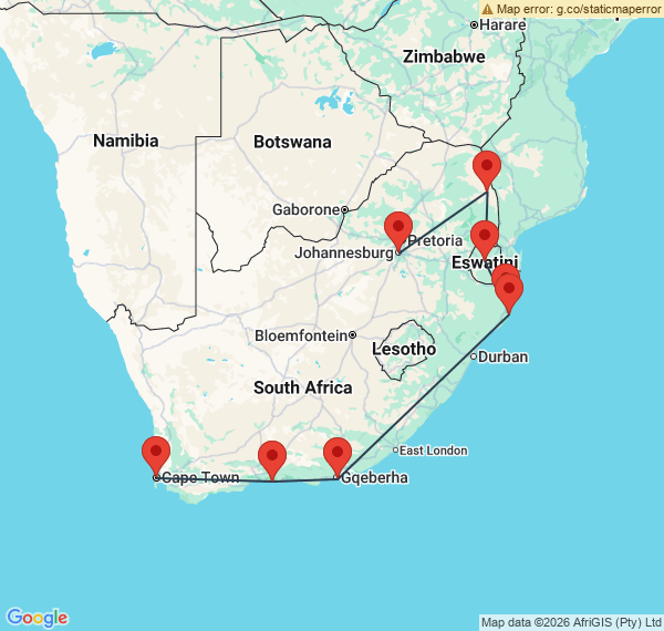 Les incontournables de l'Afrique du Sud en hôtels de charme