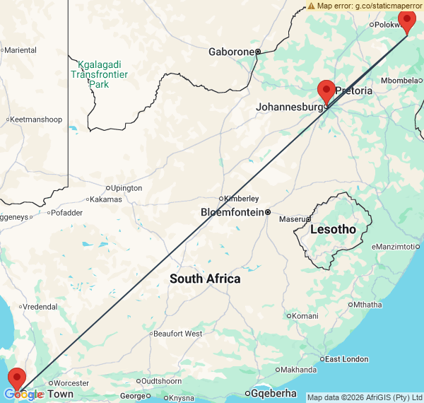 Safari au Kruger et découverte de Cape Town