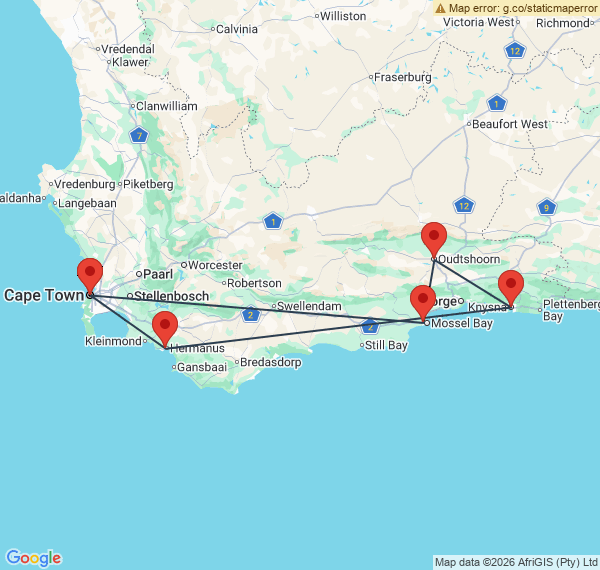 La Route des Jardins et le Little Karoo en famille