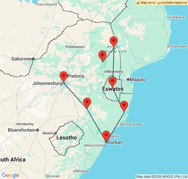 Drakensberg et safari au Kruger