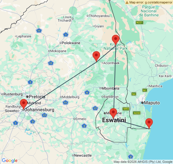 Evasion en amoureux en Afrique du Sud