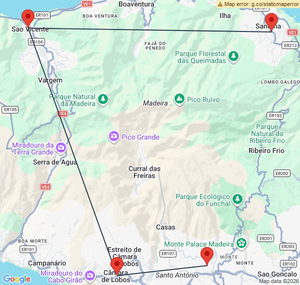 Histoire et saveurs de Madère en autotour