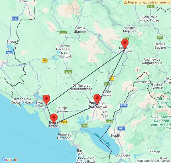 L'essentiel du Monténégro en autotour