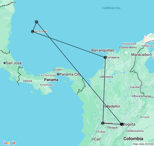 Circuit paradis de Colombie