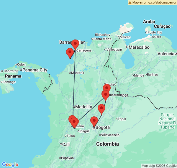 Les incontournables de la Colombie en circuit
