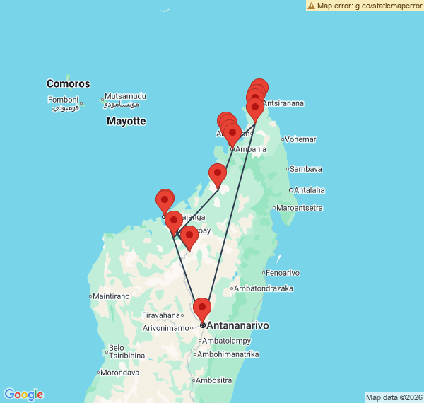 Périple dans le nord malgache