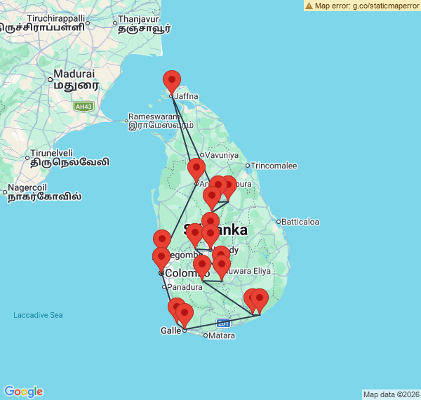 Circuit au Sri Lanka : du Nord au Sud