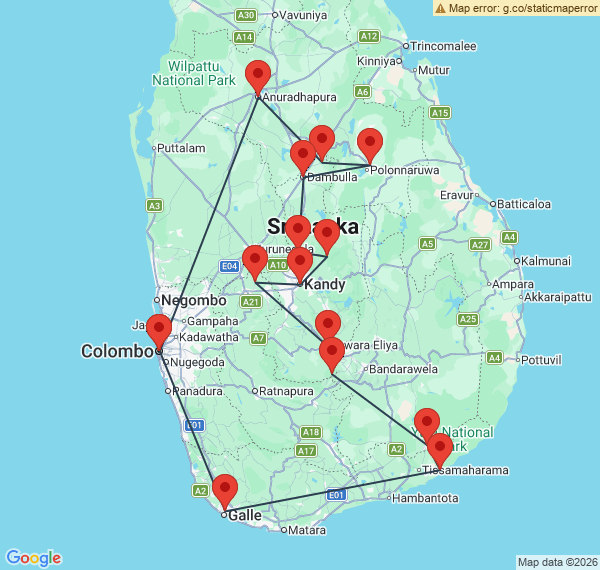 Histoire et randonnées au Sri Lanka