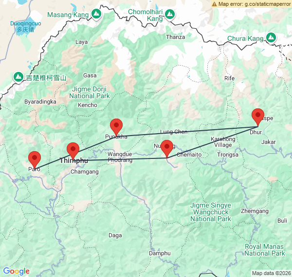 Circuit premiers pas au Bhoutan