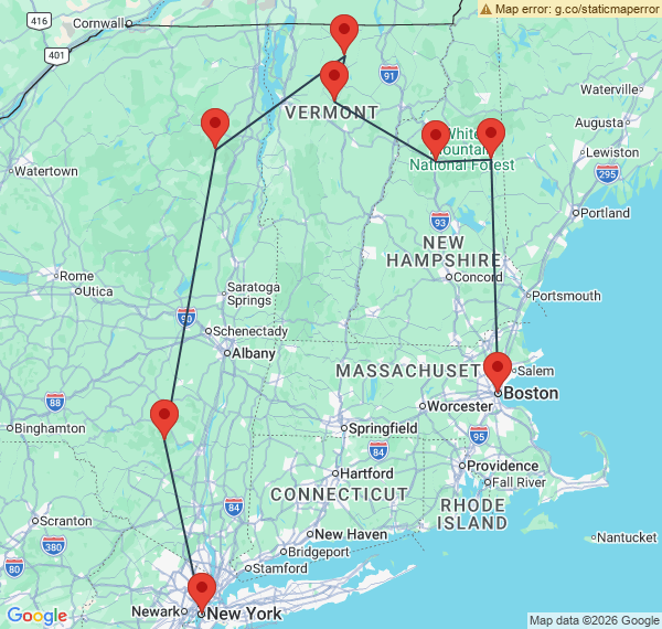 Escapade en Nouvelle Angleterre
