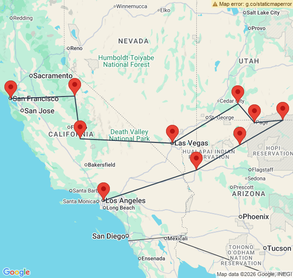 Road trip en liberté dans l'Ouest américain