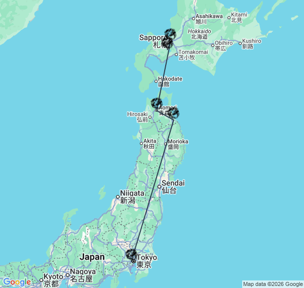 Périple à la découverte du Nord du Japon