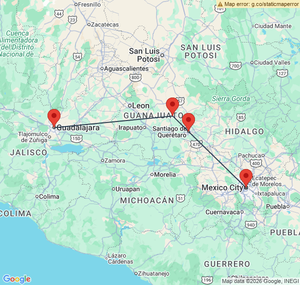 De Querétaro à Guadalajara, une autre facette du Mexique