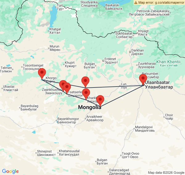 Couleurs d'automne en Arkhangai