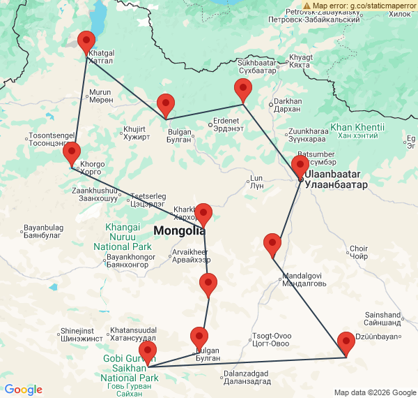 Le grand tour de la Mongolie en petit groupe