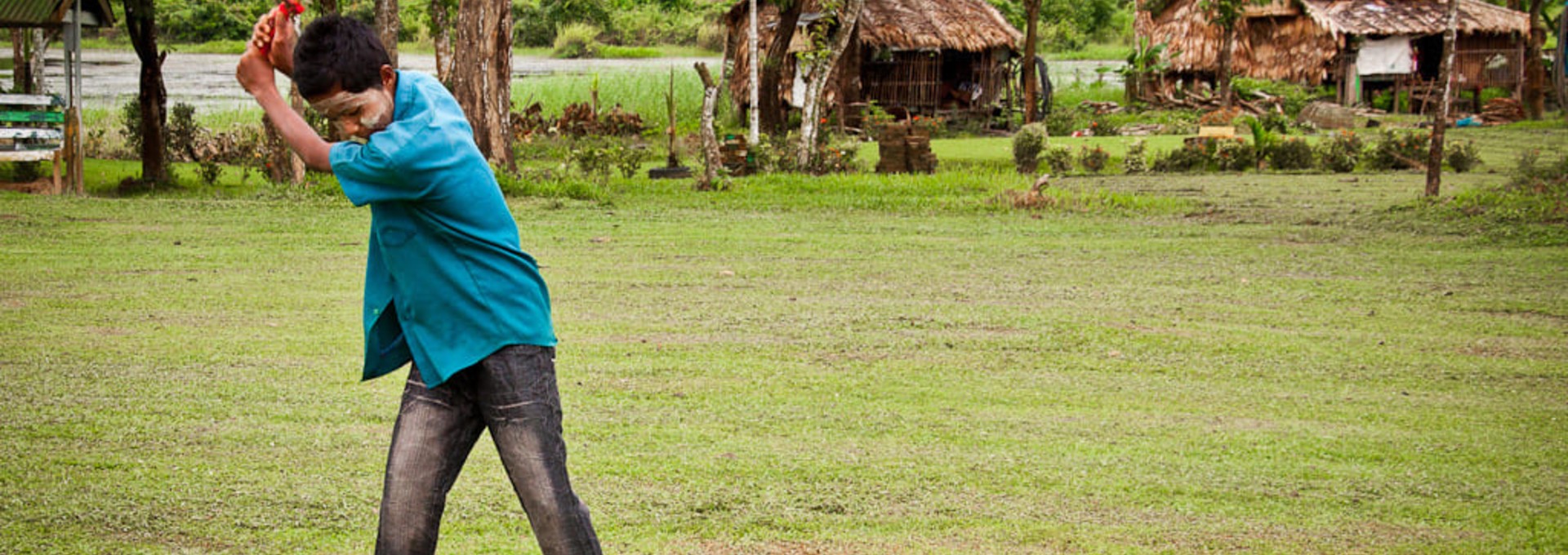 Sur les greens de Birmanie