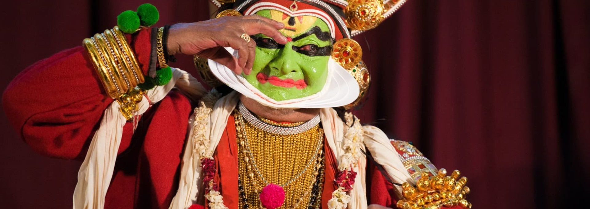 La danse Kathakali au Kerala