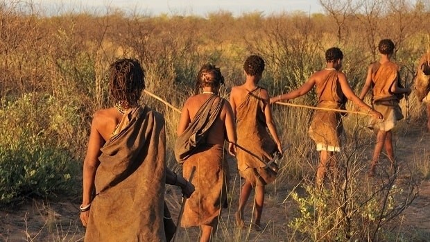 peuples de namibie bushmen