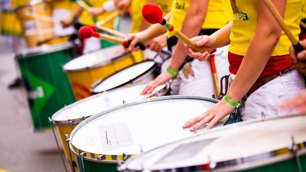 Tambours Samba au Brésil, Carnaval de Rio