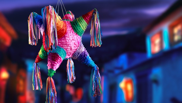 Pinata au Mexique pour Noël