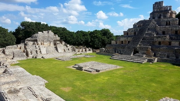 Temple Edzna, yucatan, mexique