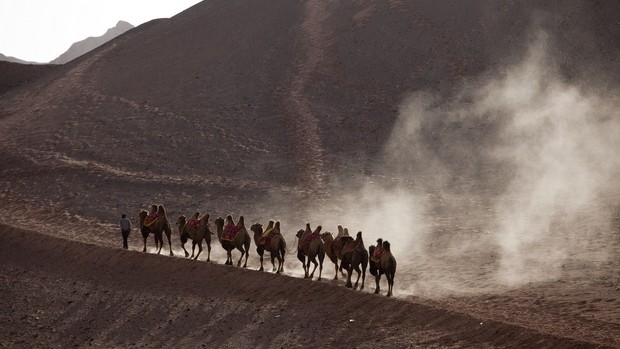 la route de la soie en Chine