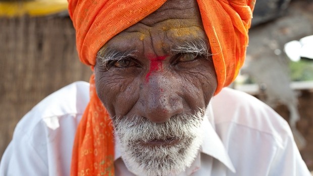 La couleur Orange est la couleur de l'hindouisme en Inde