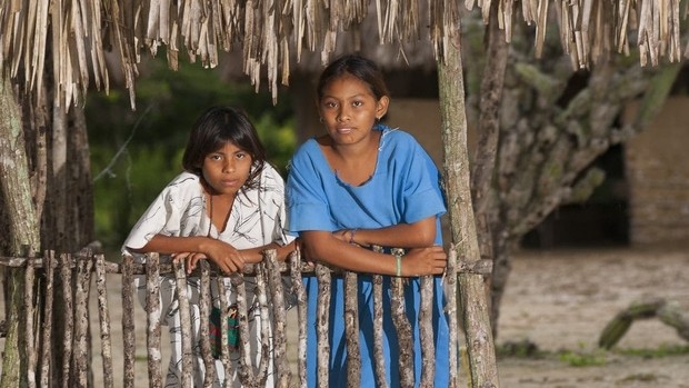 Enfants Wayuu en Colombie