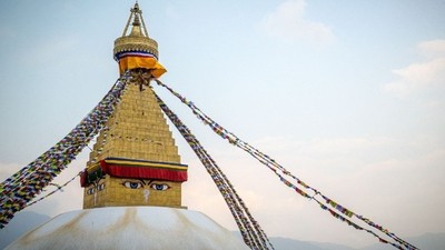 J’ai visité la stupa de Bodnath au Népal