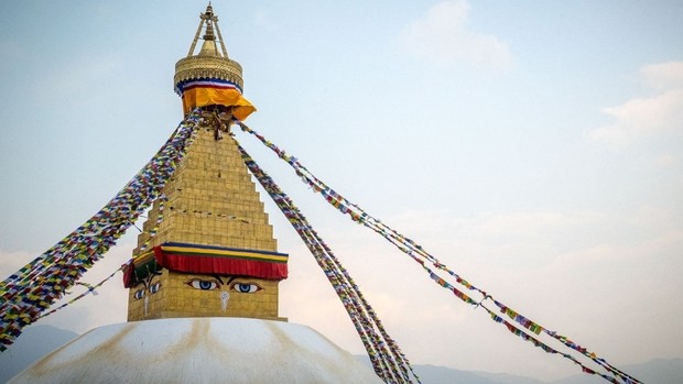 la stupa de Bodnath au Népal