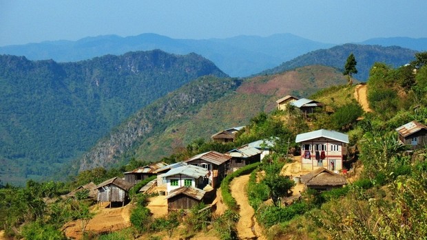 La ville de Kalaw en Birmanie