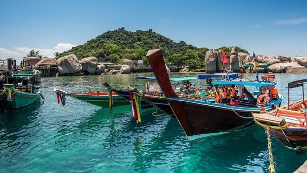 Longtail boat Thaïlande