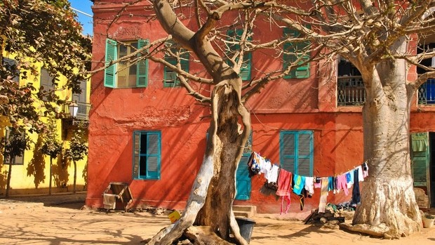 Maison coloniale de l'île de Gorée