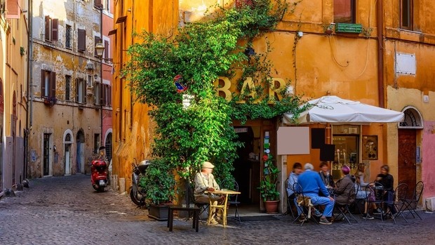 Petit café en Italie