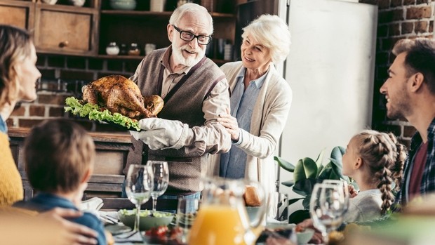 Une famille à Thanksgiving