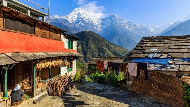 Village en Himalaya