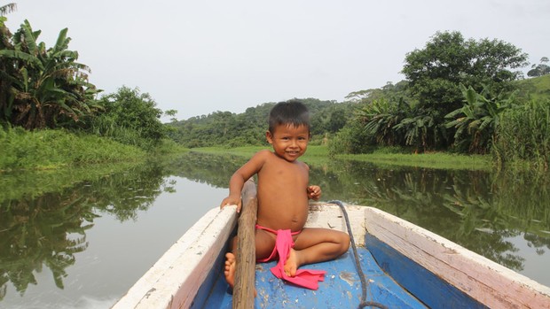Enfant Embera au Panama