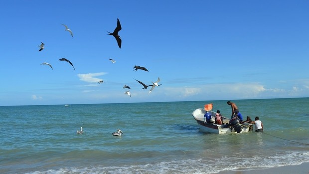 Pêcheurs à Rincon del Mar