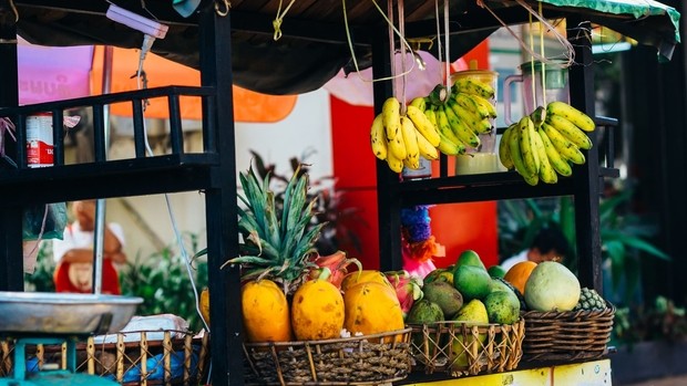 Marché au Laos