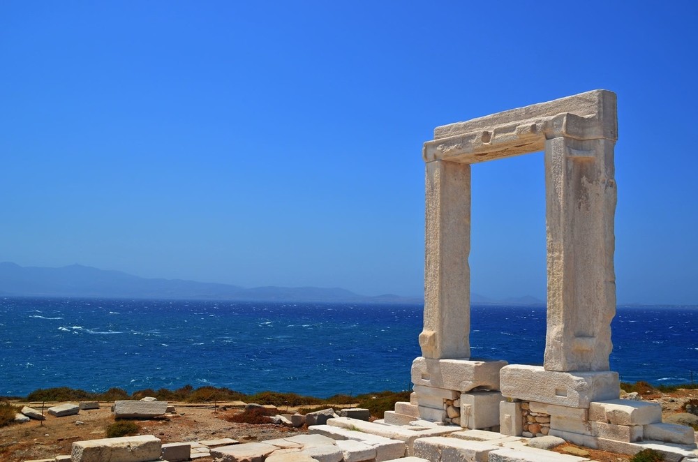 Porte de Naxos dans les Cyclades