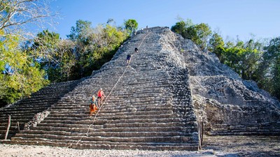 Nous avons découvert le site de Coba en Mexique