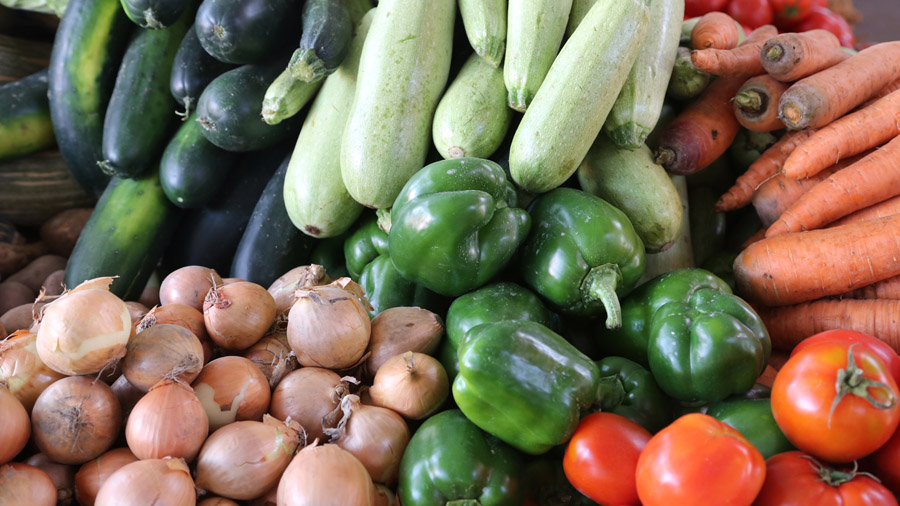 Fruits et légumes de la Cachupa