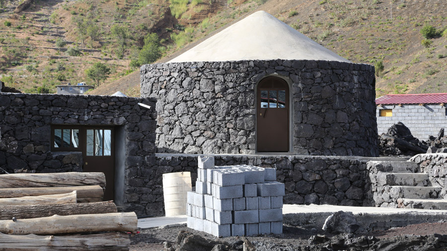 Maison traditionnelle à Fogo