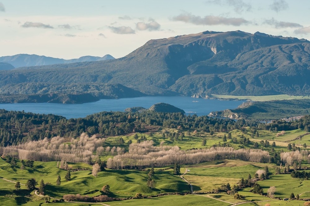 Mont Tarawera en Nouvelle-Zélande