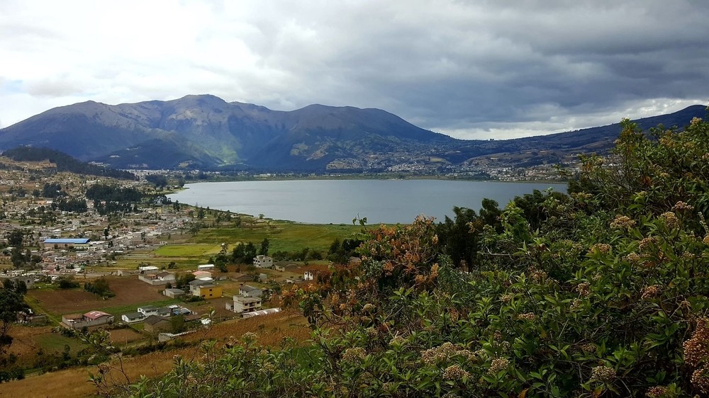 Vue depuis Otavalo en Equateur