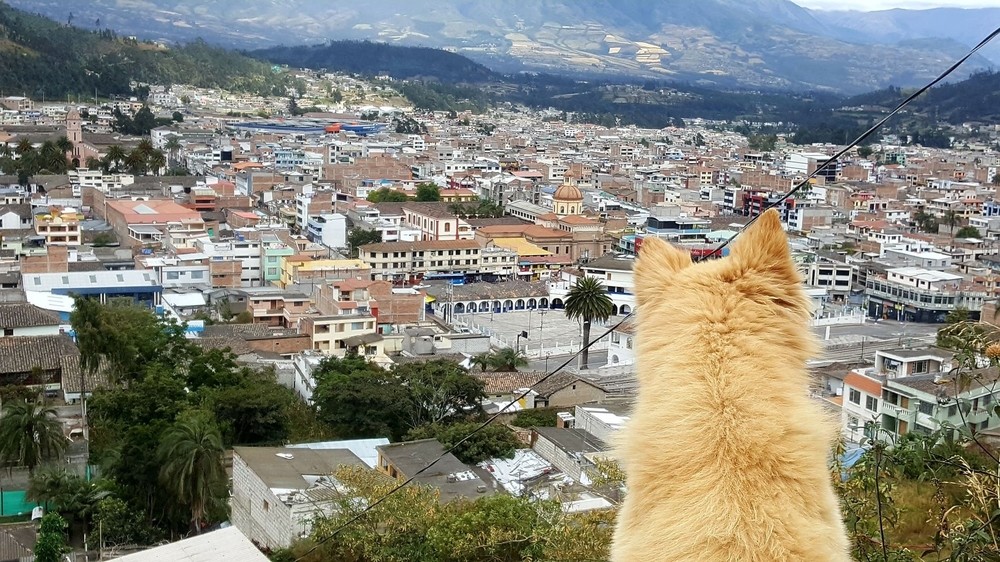 Ville d'Otavalo en Equateur